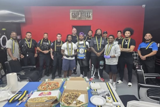 Duncanville Police and Chop Houze Elite Barber Shop Kick Off Community-Building "Shop Talk" Program