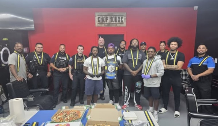 Duncanville Police and Chop Houze Elite Barber Shop Kick Off Community-Building "Shop Talk" Program