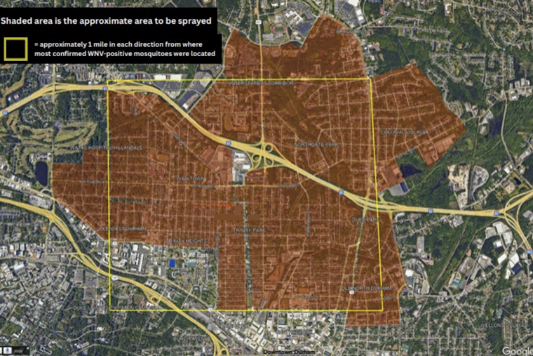 Durham County Health Department Announces Final Mosquito Spraying to Fight West Nile Virus