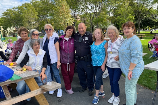 East Boston Seniors and Police Share Smiles and Ice Cream at Annual Picnic