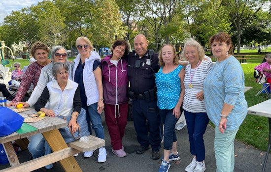 East Boston Seniors and Police Share Smiles and Ice Cream at Annual Picnic