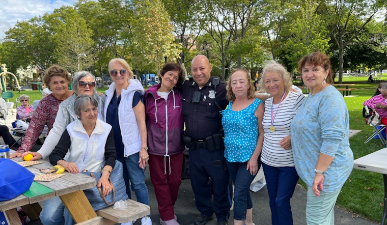 East Boston Seniors and Police Share Smiles and Ice Cream at Annual Picnic