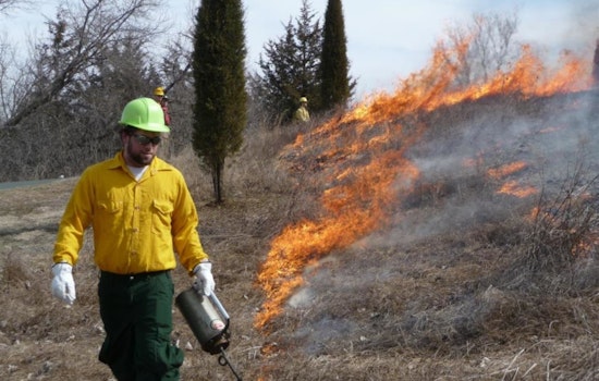 Eden Prairie Conducts Controlled Prairie Burns for Ecological Restoration
