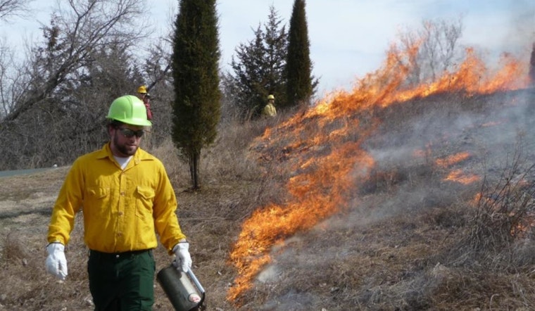 Eden Prairie Conducts Controlled Prairie Burns for Ecological Restoration