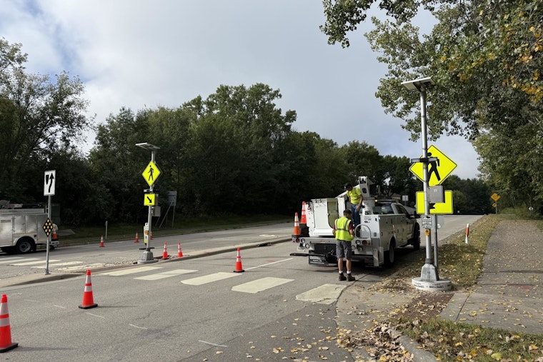Eden Prairie Enhances Pedestrian Safety with New Flashing Beacons at Key Crossings