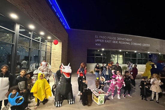 El Paso Police Department Hosts Pre-Halloween Trunk or Treat Safety Event to Educate Families