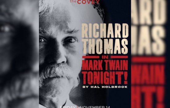 Emmy Winner Richard Thomas Brings Mark Twain to Life in ‘Mark Twain Tonight!’ at Provo's Covey Center
