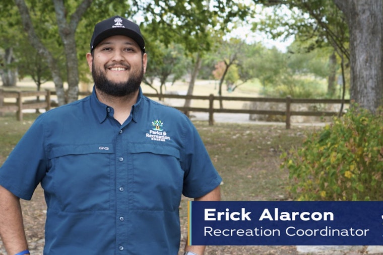Erick Alarcon Celebrated for Fostering Community Spirit in Boerne's Parks and Recreation