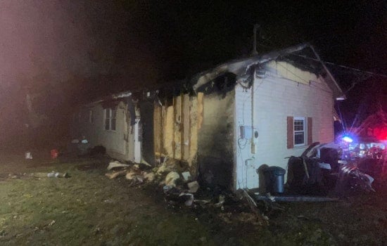Ethridge Fire Department Swiftly Quells Early Morning House Fire, All Occupants Safe