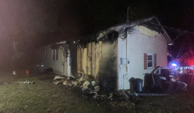 Ethridge Fire Department Swiftly Quells Early Morning House Fire, All Occupants Safe
