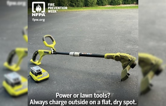Evendale Emergency Services Advises Charging E-Bikes and Scooters Outdoors to Prevent Fires During National Prevention Week