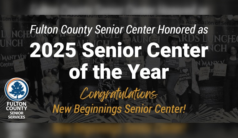 Fairburn's New Beginnings Honored as 2025 Senior Center of the Year by Georgia Association