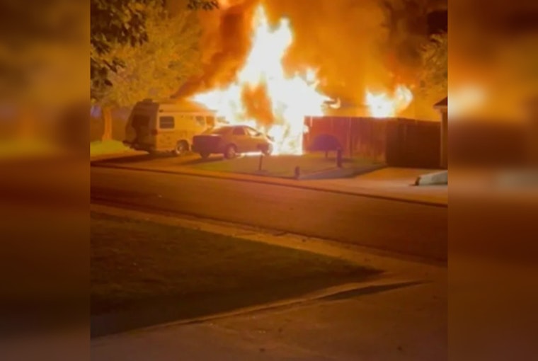 Family of Five Evacuated as Firefighters Tackle Overnight Blaze in Orangevale Home