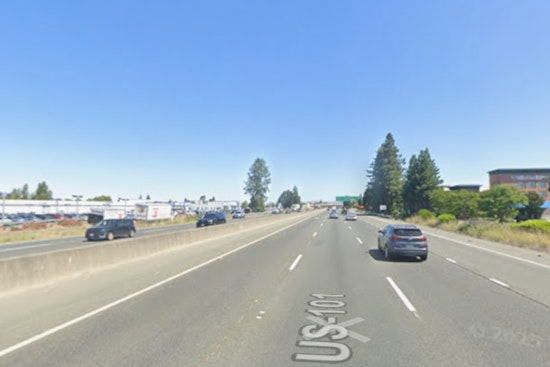 Fatal Accident on US-101 Near Santa Rosa as Vehicle Plunges into Ditch, Driver Pronounced Dead