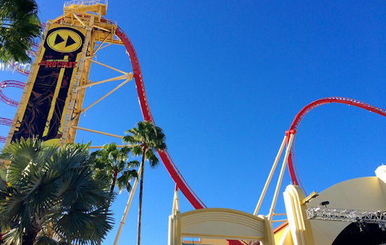 Fire Breaks Out on Defunct Hollywood Rip Ride Rockit Tracks at Universal Studios Orlando