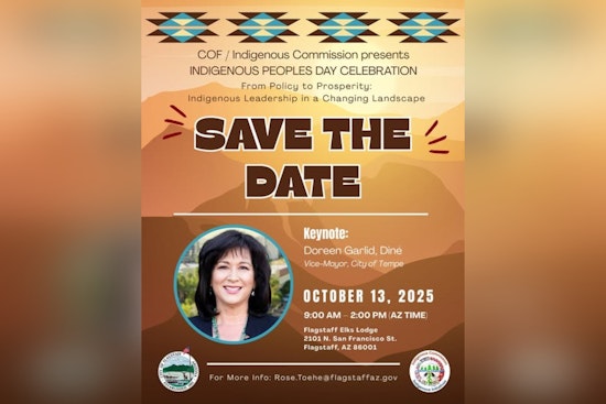 Flagstaff to Celebrate Indigenous Peoples Day with Cultural Event and Presentations