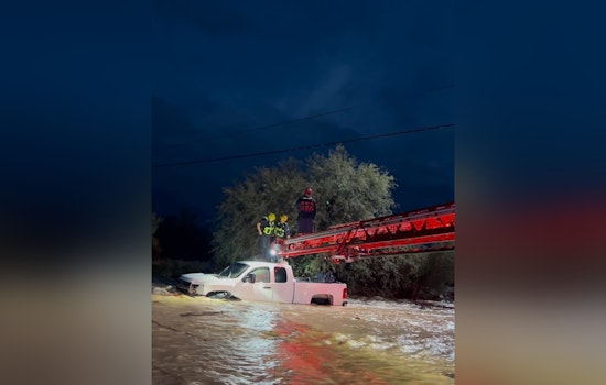 Flash Floods Prompt Rescues and Road Closures Amid Phoenix's Heaviest Rainfall Since 2018