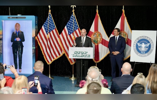 Florida Governor Criticizes Jacksonville's Holographic Greeting While Mayor Deegan Defends Fiscal Innovations