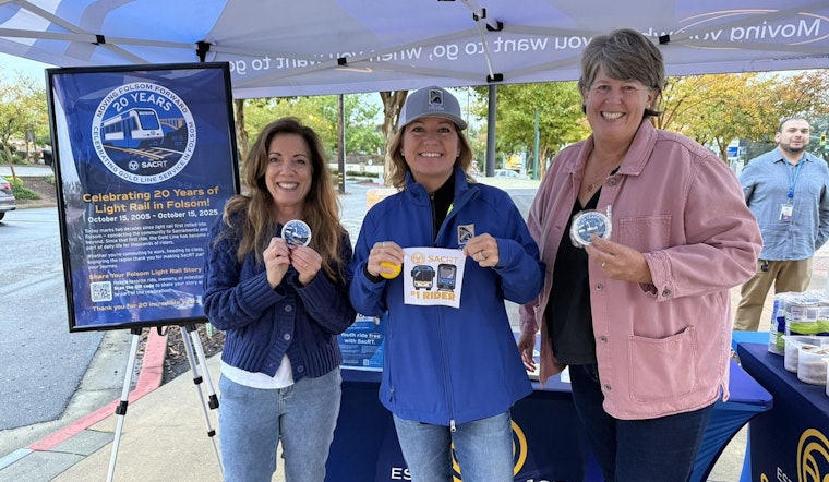 Folsom Light Rail Celebrates 20 Years of Connecting Commuters with Rider Appreciation Event at Iron Point Station
