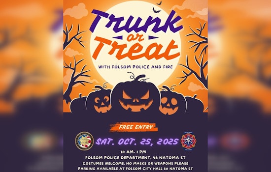 Folsom Police and Fire Departments Host Safe Trunk-or-Treat Event for Local Families