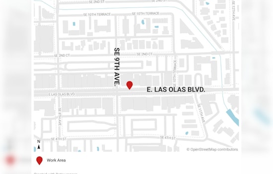 Fort Lauderdale Commuters Face Delays as Crews Repair Water Main Break on E. Las Olas Boulevard