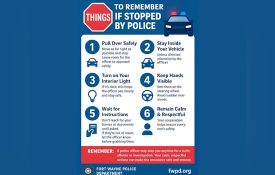 Fort Wayne Police Issue Safety Guidelines for Public During Traffic Stops