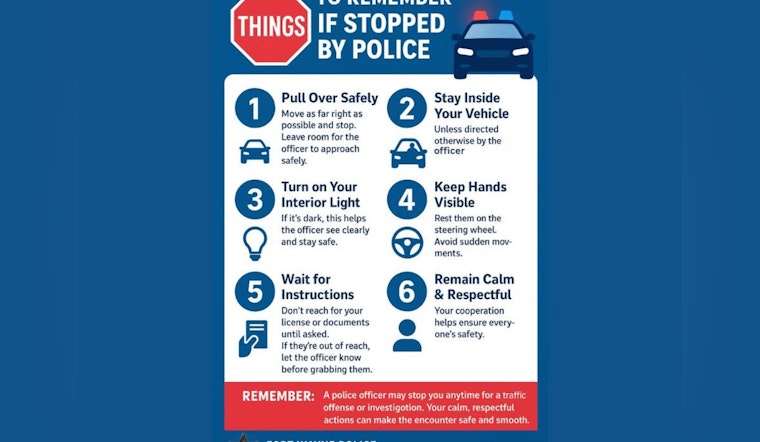 Fort Wayne Police Issue Safety Guidelines for Public During Traffic Stops