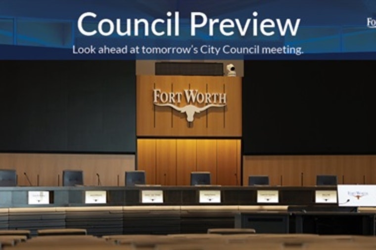Fort Worth City Council to Tackle Infrastructure and Ordinances in Upcoming Meeting