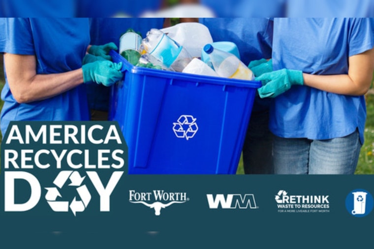 Fort Worth Rallies Community for America Recycles Day, Fort Worth Public Library Hosts Series of Events and Workshops