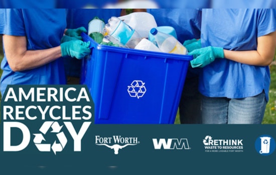 Fort Worth Rallies Community for America Recycles Day, Fort Worth Public Library Hosts Series of Events and Workshops