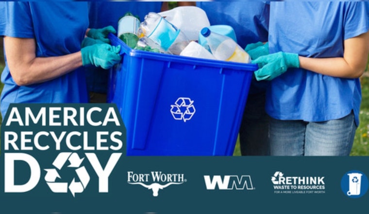 Fort Worth Rallies Community for America Recycles Day, Fort Worth Public Library Hosts Series of Events and Workshops