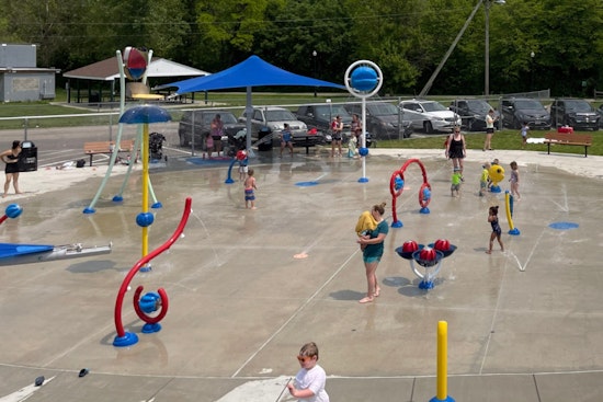 Gahanna's Splash Pad Season Extended Amid Warm Weather, Pauses for Vietnam Traveling Wall Tribute
