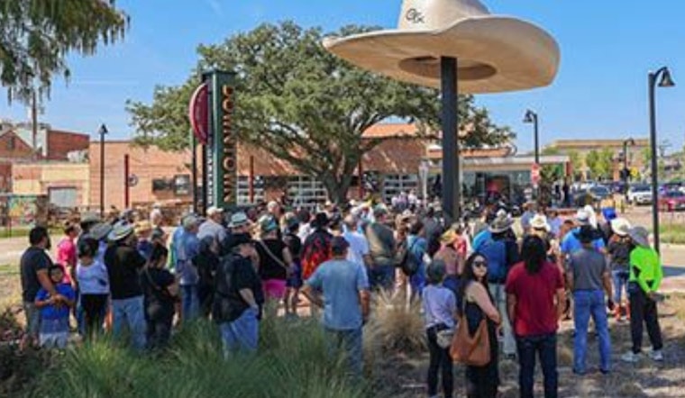 Garland Unveils "Big Hat" Sculpture Celebrating Its Cowboy Hat Heritage and Earned Title of Texas' Cowboy Hat Capital