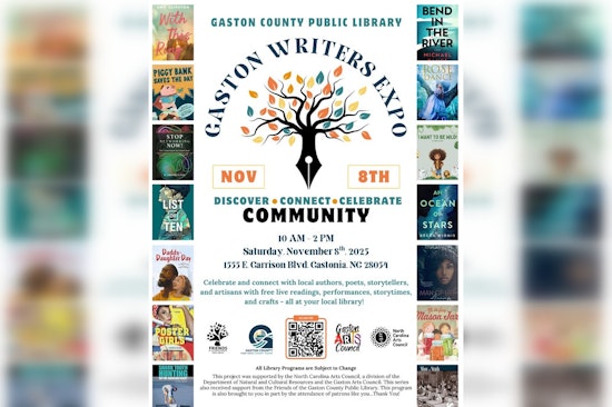 Gaston Writers Expo to Spotlight Local Creativity in Gastonia with Free Public Event