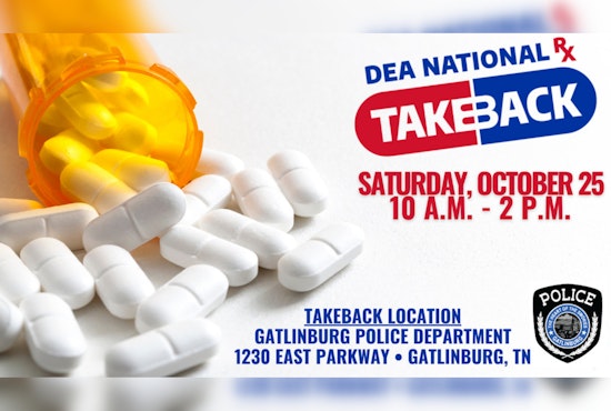 Gatlinburg Joins National Effort to Curb Drug Abuse with Prescription Takeback Event