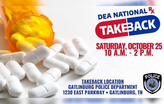 Gatlinburg Joins National Effort to Curb Drug Abuse with Prescription Takeback Event