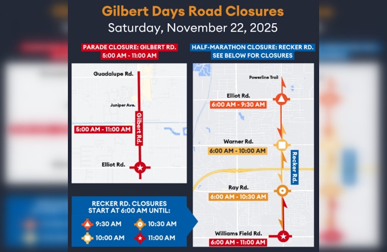 Gilbert Days Parade and Festival Returns with Softball, Live Music, and "Out of this World" Fun on November 21-22