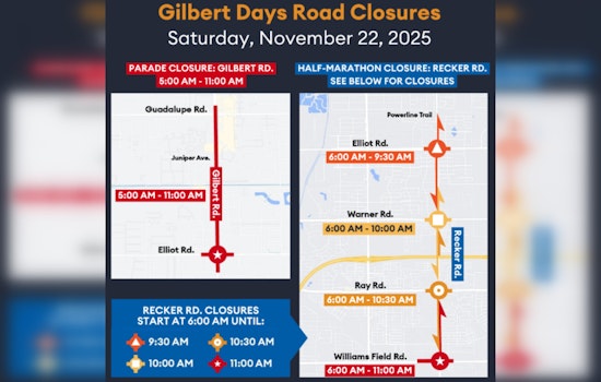 Gilbert Days Parade and Festival Returns with Softball, Live Music, and "Out of this World" Fun on November 21-22