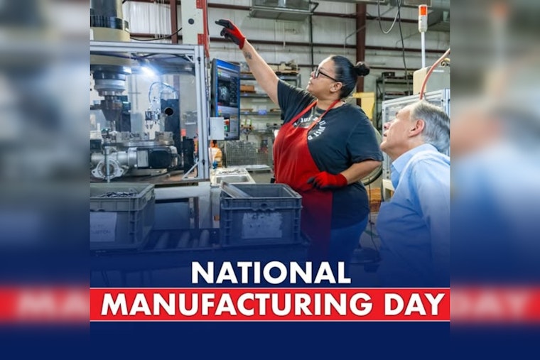 Governor Abbott Declares Manufacturing Week in Texas Celebrating State's Economic Triumphs