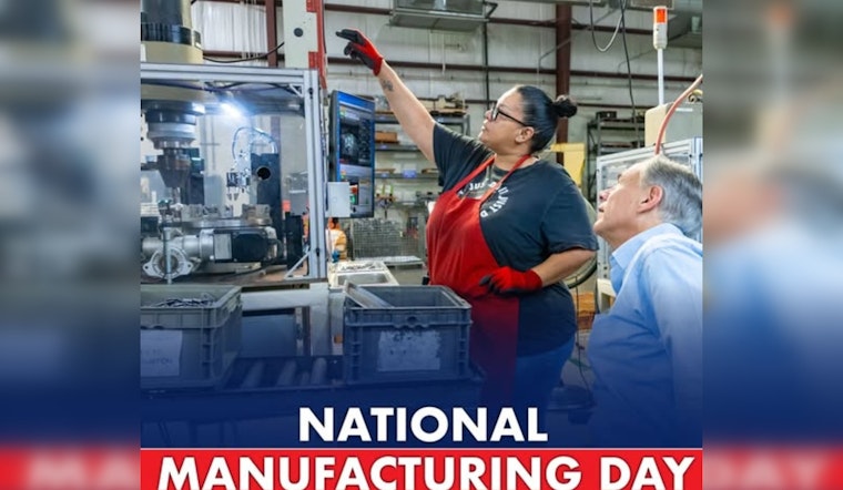 Governor Abbott Declares Manufacturing Week in Texas Celebrating State's Economic Triumphs
