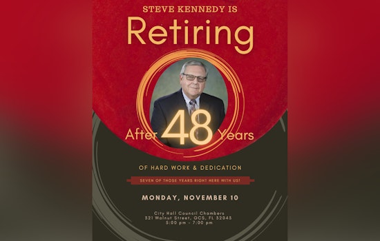 Green Cove Springs Celebrates Retirement of City Manager Steve Kennedy After 48 Years of Service