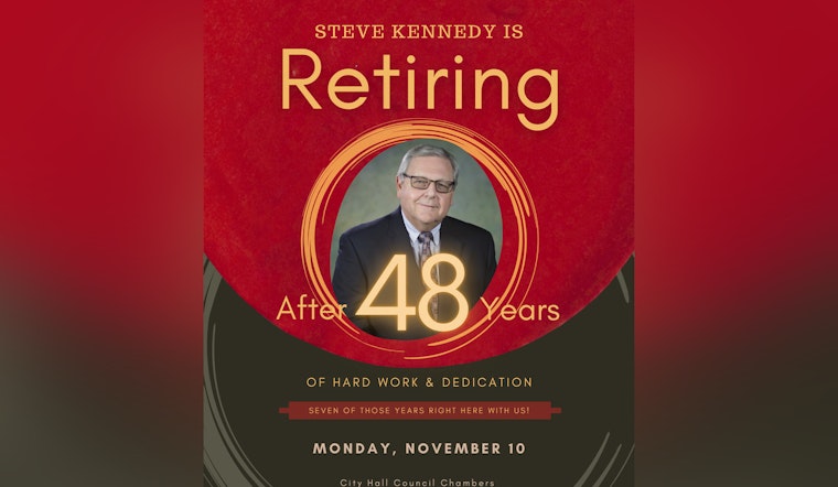 Green Cove Springs Celebrates Retirement of City Manager Steve Kennedy After 48 Years of Service