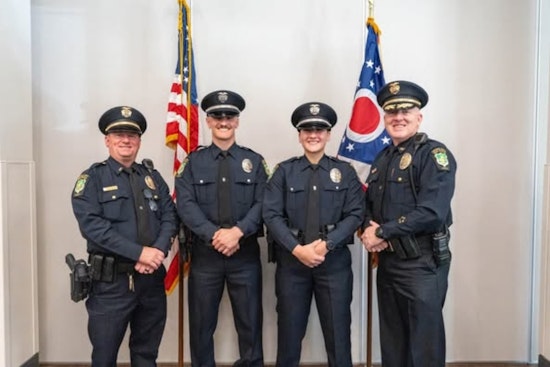 Grove City Police Department Welcomes Two Honor Graduates from Police Academy