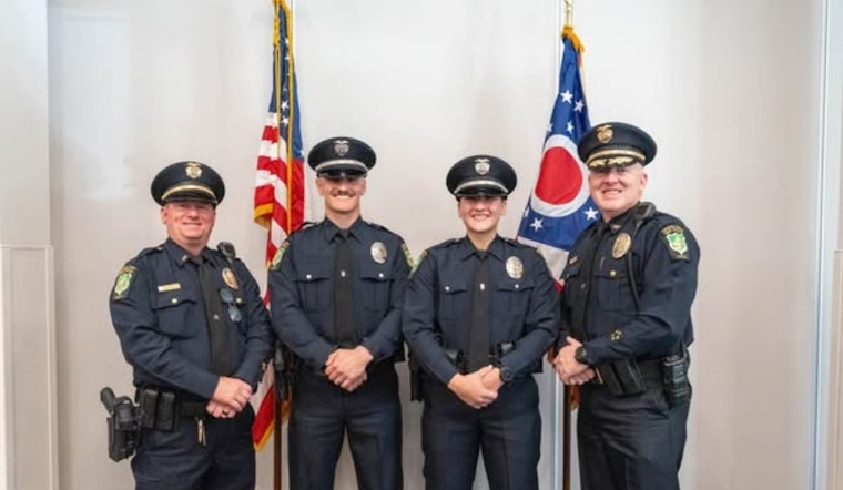 Grove City Police Department Welcomes Two Honor Graduates from Police Academy
