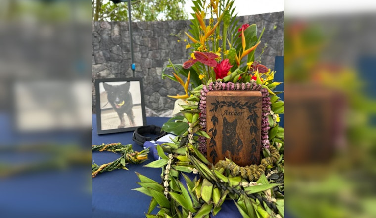 Hawai‘i Police Department Honors K9 Hero Archer with Memorial Service in Hilo