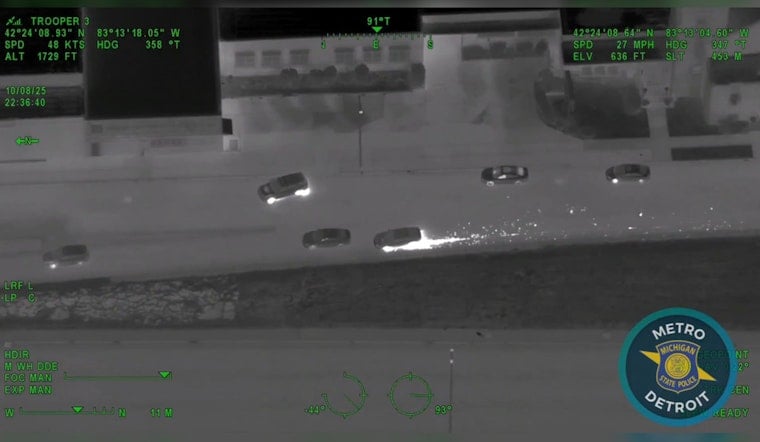 Helicopter-Assisted Arrest as Carjacking Suspect Captured in Detroit After High-Speed Chase