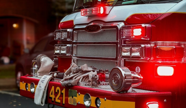 Highland Firefighter Injured After Engine Overturns En Route to Portland Blaze