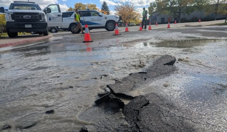 Highlands Ranch Faces Traffic Delays Amid Water Main Breaks, Authorities and Crews Respond Promptly