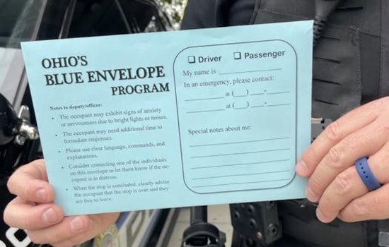 Hilliard Police Launch Blue Envelope Program to Aid Drivers with Disabilities During Traffic Stops