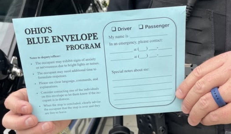 Hilliard Police Launch Blue Envelope Program to Aid Drivers with Disabilities During Traffic Stops